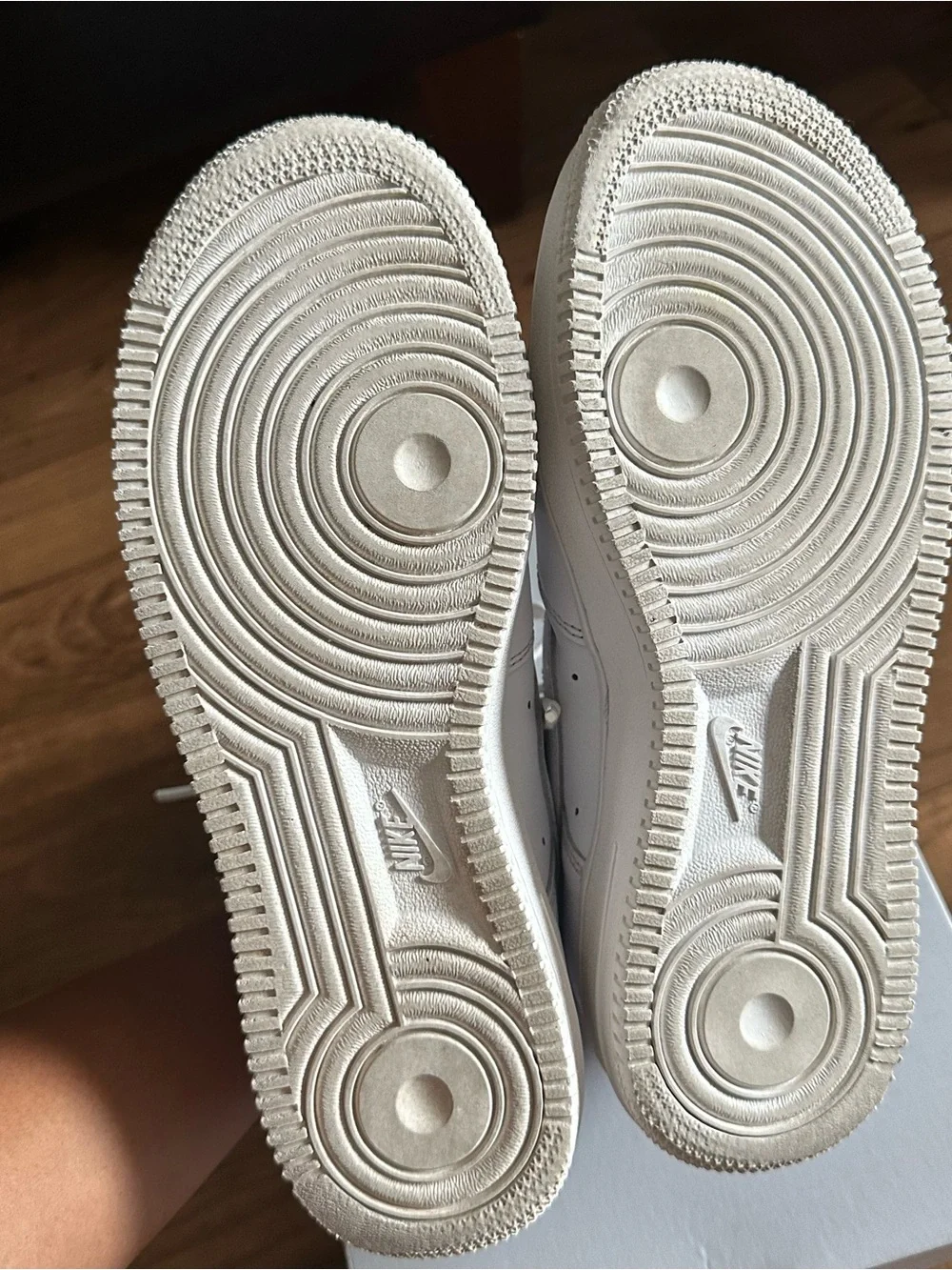 Nike White Low-Top Leather Sneakers